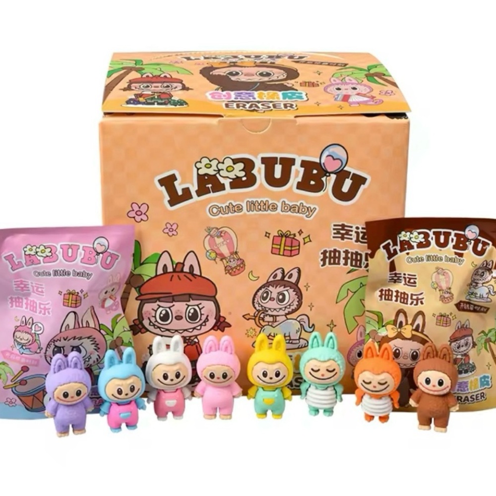 The Monsters LABUBU Mystery Eraser blind bag unopened “cute little baby” - Picture 3 of 3